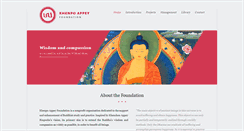 Desktop Screenshot of khenpoappey.org